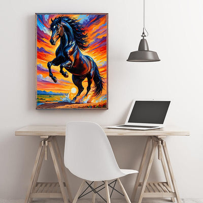 Diamond Painting-Feuersturm