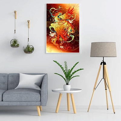 Diamond Painting-Flammenherrscher