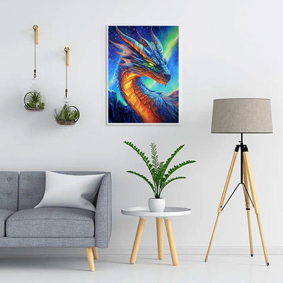 Diamond Painting-Flammenwächter der Nacht