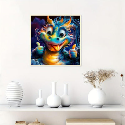 Diamond Painting-Fröhliche Drache