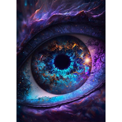 Diamond Painting-Galaktisches Auge