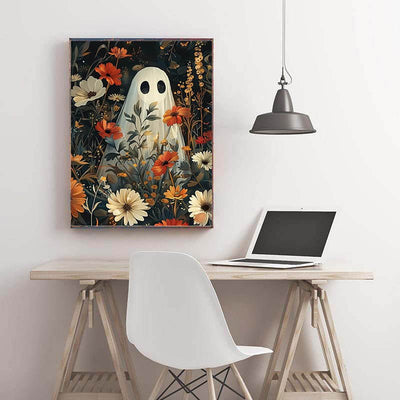 Diamond Painting-Geist im Blumenfeld