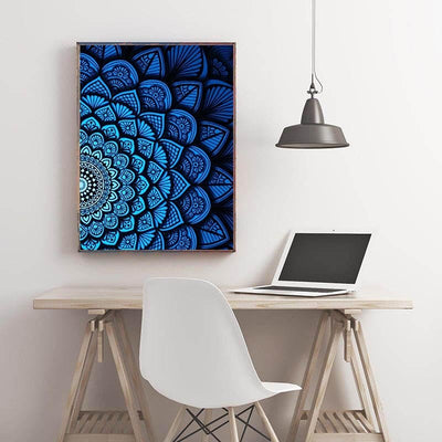 Diamond Painting-Geometrisches Mandala