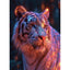 Diamond Painting-Glänzende Tiger