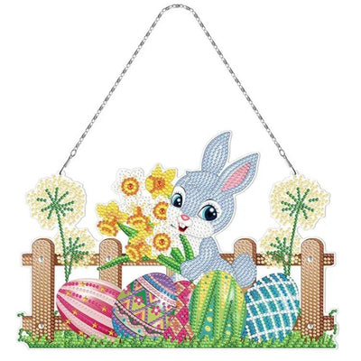 Diamond Painting-Glitzernder Osterhase Aufhänger - Jetzt bei diamondspainting kaufen