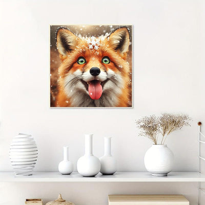 Diamond Painting-glücklicher Fuchs