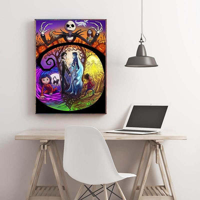 Diamond Painting-Gothic Fantasy Figuren