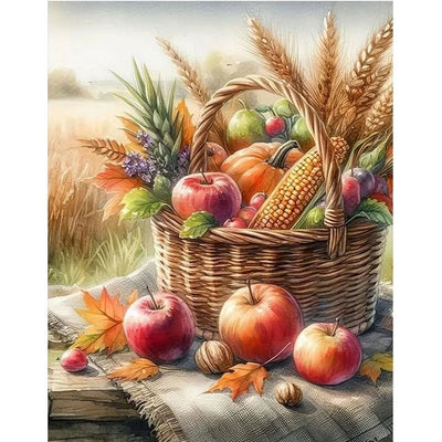 Diamond Painting-Herbstliche Ernte