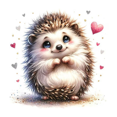 Diamond Painting-Herz-Igel - Jetzt bei diamondspainting kaufen