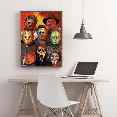 Diamond Painting-Horrorlegenden