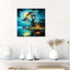 Diamond Painting-Hütte am Fluss