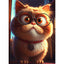 Diamond Painting- Katze mit Brille