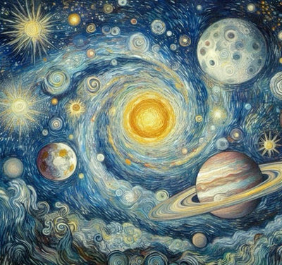 Diamond Painting-Kosmische Harmonie