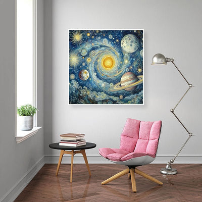 Diamond Painting-Kosmische Harmonie