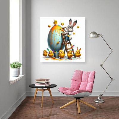 Diamond Painting-Kükenkunst & Hasenzauber