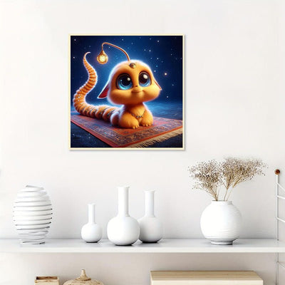 Diamond Painting-Langschwanzmonster