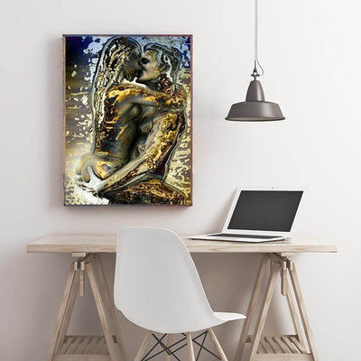 Diamond Painting-Leidenschaftlicher Kuss