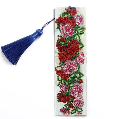Diamond Painting-Lesezeichen mit Blumen - Jetzt bei diamondspainting kaufen