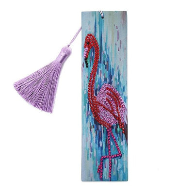 Diamond Painting-Lesezeichen mit Flamingo - Jetzt bei diamondspainting kaufen