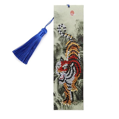 Diamond Painting-Lesezeichen mit Tiger - Jetzt bei diamondspainting kaufen