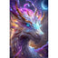 Diamond Painting-Leuchtender Fantasiedrache
