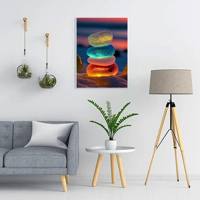 Diamond Painting-Leuchtender Stein