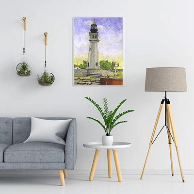 Diamond Painting-Leuchtturm