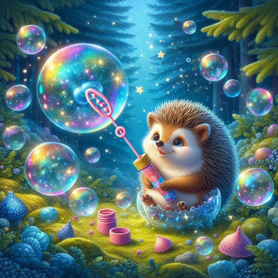 Diamond Painting-Lgel bläst Seifenblasen - Jetzt bei diamondspainting kaufen