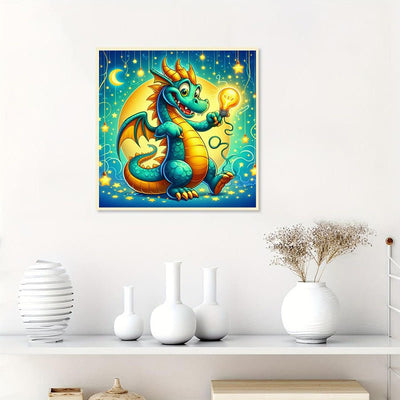 Diamond Painting-Lichter-Drache der Träume
