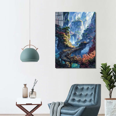 Diamond Painting- Magischer Bergpfad