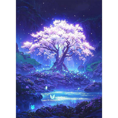 Diamond Painting-Magischer Traumwald