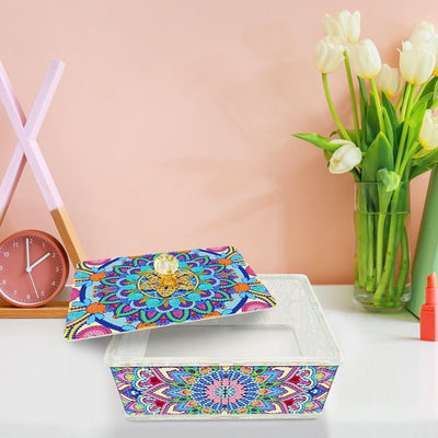 Diamond Painting-Mandala Aufbewahrungsbox