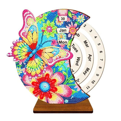 Diamond Painting-Schmetterling Ewiger Kalender - Jetzt bei diamondspainting kaufen