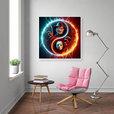 Diamond Painting-Masken des Schreckens