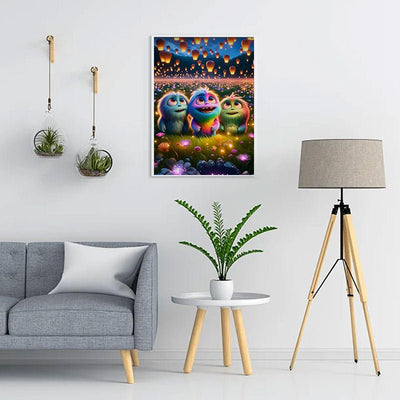 Diamond Painting-Monsterbrüder
