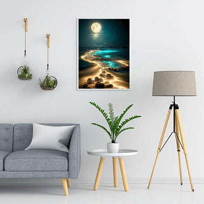 Diamond Painting-Moonlight Beach