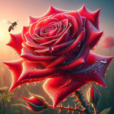 Diamond Painting-Morgenrose - Jetzt bei diamondspainting kaufen