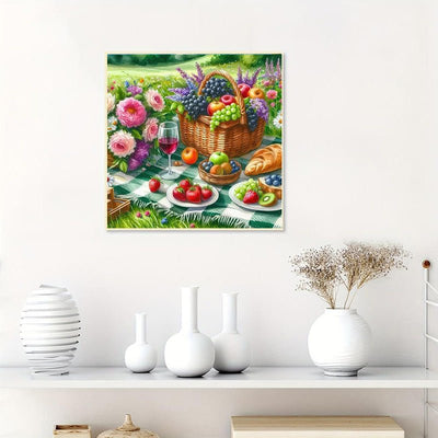 Diamond Painting-Nachmittagstee