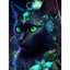 Diamond Painting-Nachtkatze im Elfenwald