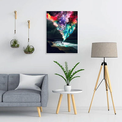 Diamond Painting-Nächtliche Strandlandschaft