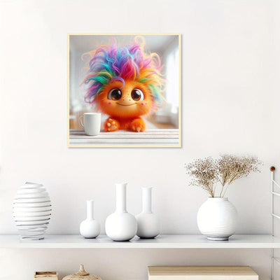 Diamond Painting-Niedliches Monster