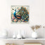 Diamond Painting-Pfau in voller Blüte