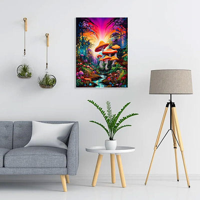 Diamond Painting-Pilzwald