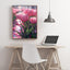 Diamond Painting-Pinkfarbene Tulpen, die vom Tau durchnässt sind