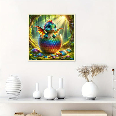 Diamond Painting-Regenbogendrach