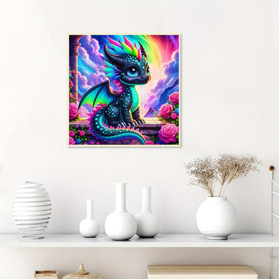 Diamond Painting-Regenbogenflamme