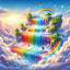 Diamond Painting-Regenbogenwasserfall - Jetzt bei diamondspainting kaufen