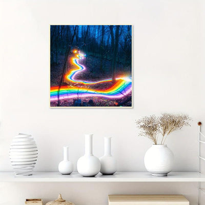 Diamond Painting-Regenbogenweg