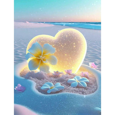 Diamond Painting-Romantischer Strand