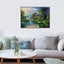 Diamond Painting-Romantisches Blockhaus am Wasser
